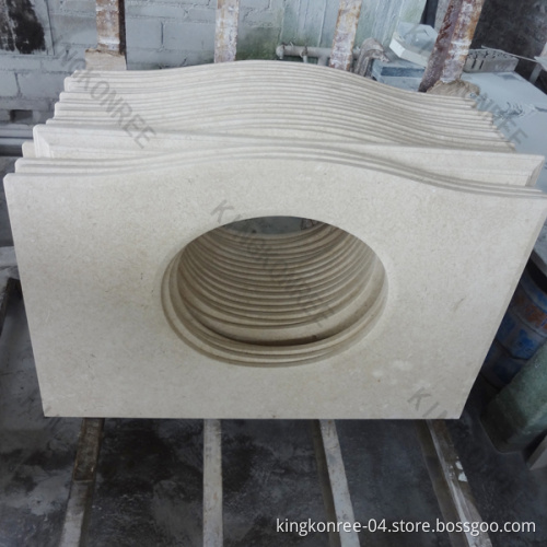 Artificial Marble Quartz Stone Bathroom Vanity Top